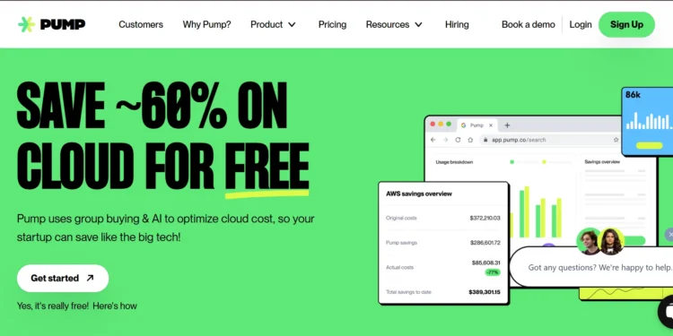 Pump Cuts Start-up Cloud Costs by up to 60 Per Cent, No Engineers Needed