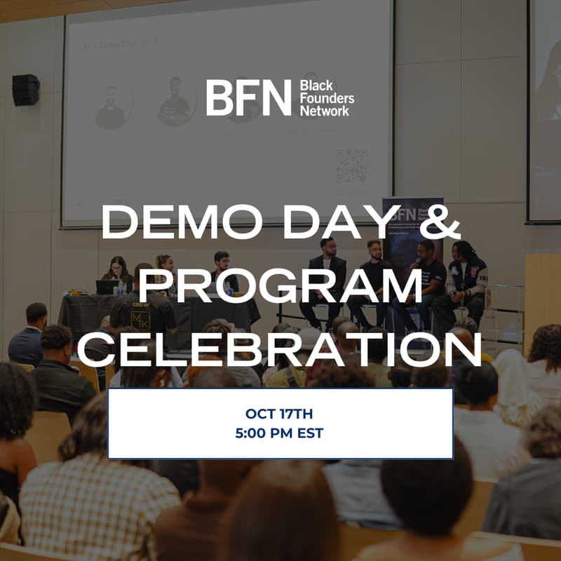 BFN 2025 Demo Day & Program Celebration